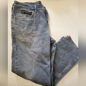 Lee straight leg jeans, medium wash, 36×29